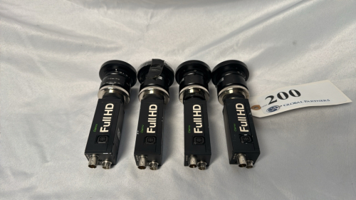LOT OF FOUR (4) CIS VCC-HD3 CAMERAS WITH KOWA LM6HC LENSES