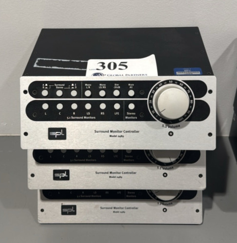 LOT OF (3) SPL SURROUND MONITOR CONTROLLERS MODEL 2489