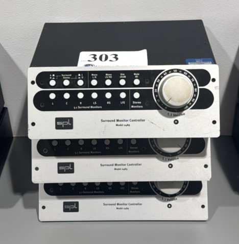 LOT OF (3) SPL SURROUND MONITOR CONTROLLERS MODEL 2489