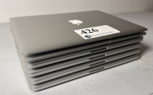 LOT OF (2) APPLE MACBOOK AIR MODEL A1466 AND (4) MACBOOK PRO MODEL A1502 FOR PARTS