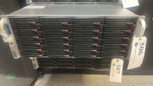 SUPERMICRO 847-12 WITH (36) 4TB HARD DRIVES