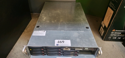 SUPERMICRO MODEL 829-9 STORAGE SERVER