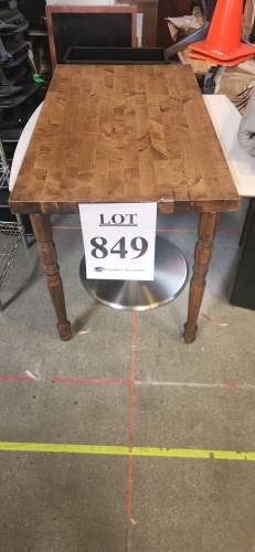 LOT OF ASSORTED FURNITURE INCLUDING TABLES, CHAIRS, ROLLING DRAWERS, CABINETS, LAMPS, CREDENZAS, AND FANS