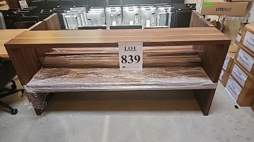 LOT OF (6) 78"x14" WOODEN BENCHES