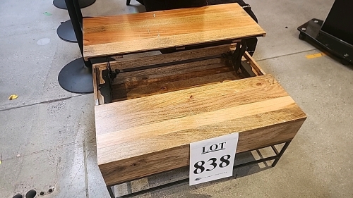 36"x26.5" COFFEE TABLE WITH INTERIOR STORAGE