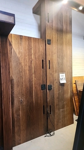 LOT OF ASSORTED LARGE WOODEN TABLES