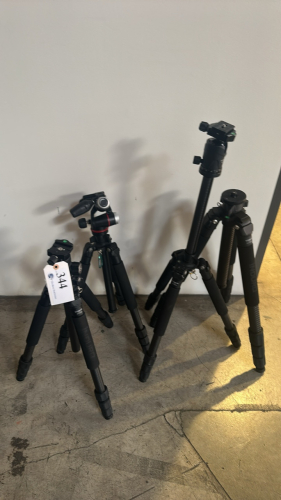 LOT (4) STEALTH TRIPODS, (3) GTT204, AND (1) CLT404L