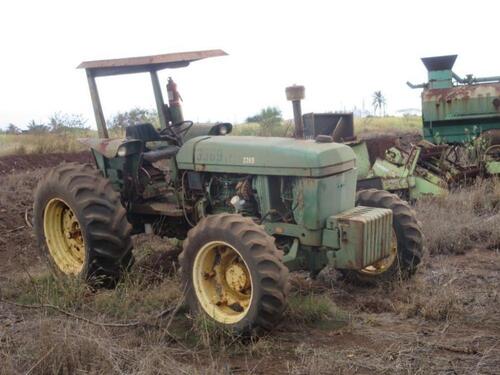 1987 JOHN DEERE 2755 RUBBER TIRE TRACTOR, VIN/SERIAL:613770L, (HC&S No. 3369)