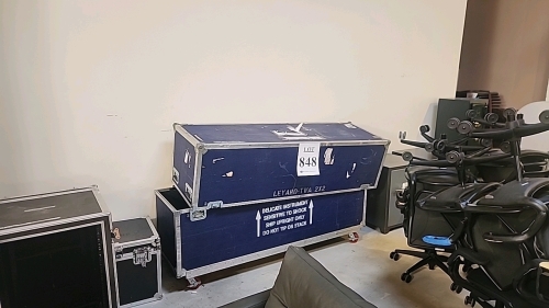 LOT OF ASSORTED HARD ROLLING EQUIPMENT CASES