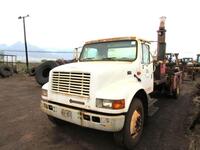 2000 INTERNATIONAL 4900 DT 466E FLATBED, 59,346 MILES, 4695 HRS., VIN/SERIAL:1HTSDAANX1H371931, WITH IMT 516 TIRE SERVICE CRANE, (NO TITLE) (HC&S No. 501)