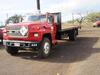 1991 FORD F800 FLATBED, 74,589 MILES, VIN/SERIAL:1FDXK84A4MVA10268, LICENSE:629MDL, W/TITLE, (HC&S No. 444) - 2