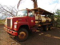 1982 FORD L9000 TANKER TRUCK, 598,568 MILES, VIN/SERIAL:1FDYW90L2RVA34341, LICENSE:267HCN, NO TITLE (HC&S No. 578)