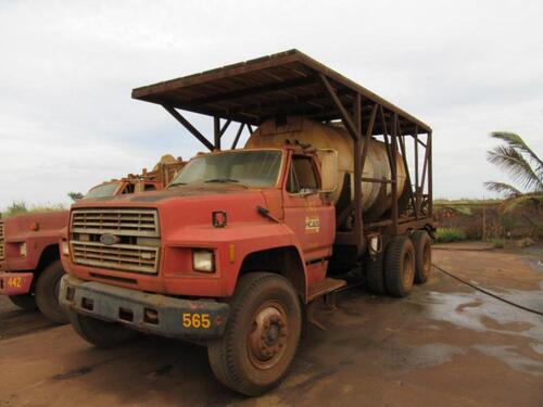 1986 FORD FT8000 CHEMICAL TANKER, VIN/SERIAL:1FDYL80U3GVA46734, (NO TITLE) (HC&S No. 565)