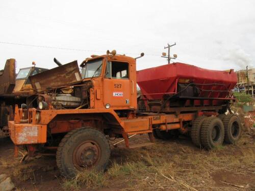 1980 KENWORTH C500 TRACTOR TRUCK, (ENGINE NEEDS REPAIR), (MISSING PARTS), (NO KEY), VIN/SERIAL:K175555, (HC&S No. 527)