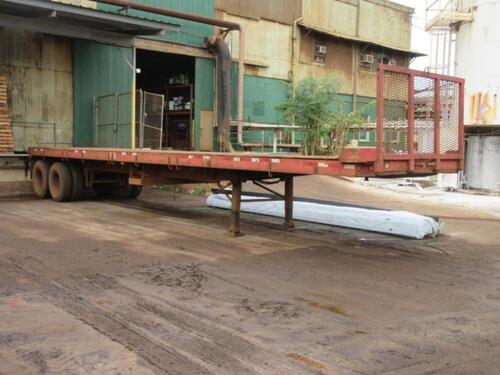 FLATBED TRAILER, (NO TITLE) (HC&S No. 765)