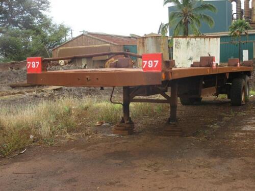 1989 RELIANCE 4-WHEEL 12-BIN SEED TRAILER, (NO TITLE) (HC&S No. 797)