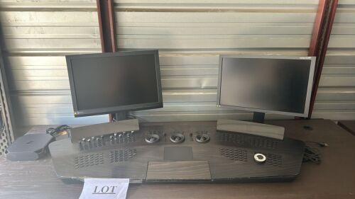 BLACKBOARD2 CONTROL SURFACE (1) EIZO COLOREDGE MONITOR MODEL CG241W, (1) EIZO COLOREDGE MONITOR MODEL CX241
