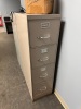 (3) STORAGE CABINETS AND (2) 4 DRAWER FILE CABINETS - 3