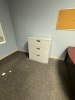 CONTENTS OF OFFICE, DESK WITH RIGHT RETURN AND LATERAL CABINETS - 2