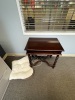 CONTENTS OF OFFICE, DESK WITH CREDENZA, OFFICE CHAIRS, LATERAL CABINET AND SMALL TABLES - 4