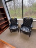 CONTENTS OF OFFICE, DESK WITH CREDENZA , BOOKCASES, OFFICE CHAIRS, LATERAL CABINET AND SMALL TABLE - 3