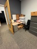 CONTENTS OF OFFICE, 3 DESKS, OFFICE CHAIRS, LATERAL CABINETS AND FILE CABINETS (DELAYED PICK UP TILL 5/21/25) - 5
