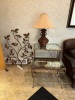 RECEPTION FURNITURE, SOFA, SOFA CHAIRS WITH OTTOMAN, TABLES, AND LAMPS - 4
