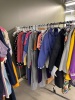 (6) ROLLING GARMET RACKS FULL OF ASSORTED CLOTHING - 3