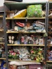 CONTENTS OF ROOM, ASSORTED DECORATIONS, HOUSEWARE, CLOTHING, ETC. - 7