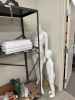 CONTENTS OF SHELVING, ASSORTED DECORATIONS, MANNEQUINS, CLOTHING, SHOES, PAINT, ETC. - 2
