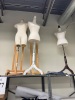 CONTENTS OF SHELVING, ASSORTED DECORATIONS, MANNEQUINS, CLOTHING, SHOES, PAINT, ETC. - 3