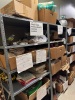 CONTENTS OF SHELVING, ASSORTED DECORATIONS, MANNEQUINS, CLOTHING, SHOES, PAINT, ETC. - 13