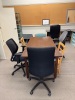 CONTENTS OF OFFICE, (3) DESKS, OFFICE CHAIRS, SOFAS, CABINETS, TABLES AND RACK - 5