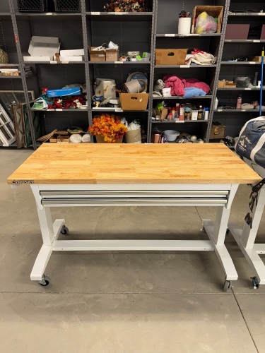 HUSKY 52" INCH ADJUSTABLE HEIGHT WORK TABLE