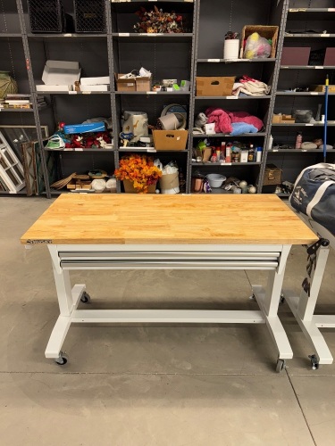 HUSKY 52" INCH ADJUSTABLE HEIGHT WORK TABLE