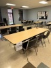 (4) LUNCH ROOM TABLES WITH 6 CHAIRS EACH