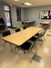 (4) LUNCH ROOM TABLES WITH 6 CHAIRS EACH - 2