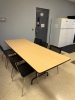 (4) LUNCH ROOM TABLES WITH 6 CHAIRS EACH - 3