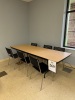 (4) LUNCH ROOM TABLES WITH 6 CHAIRS EACH