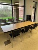 (4) LUNCH ROOM TABLES WITH 6 CHAIRS EACH - 2