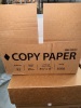 (28) CASES OF WHITE COPY PAPER 8 1/2" X 11" 5,000 SHEETS PER CASE - 2