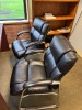 LOT) CONTENTS OF OFFICE, DESK WITH CREDENZA AND HUTCH, CHAIRS, BOOKCASE, AND SMALL REFRIGERATOR (DELAYED PICK UP TILL 5/21/25) - 6