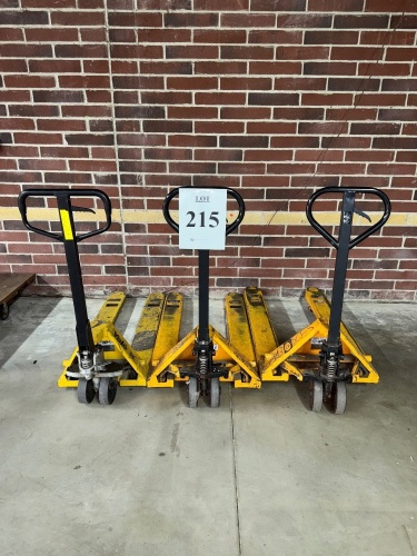 (3) ASSORTED PALLET JACKS