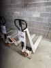 CROWN PTH50S 2,200 POUND CAPACITY SCISSOR LIFT PALLET JACK