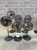 (6) ASSORTED 20" INCH INDUSTRIAL FANS