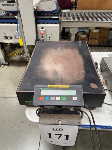 METTLER TOLEDO 16" X 20" INDUSTRIAL SCALE MODEL 2038, 250 POUND CAPACITY