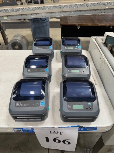 (6) ZEBRA GX420D LABEL PRINTERS
