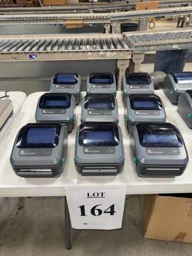 (9) ZEBRA GK420D LABEL PRINTERS