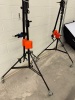 (2) MANFROTTO 025B SUPER LIGHT PORTABLE STUDIO BOOMS - 4