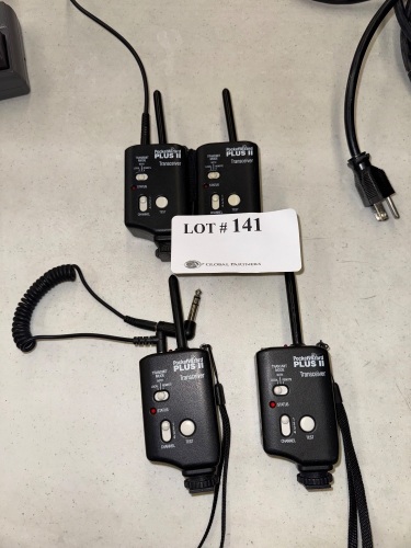 (4) POCKETWIZARDS PLUS II TRANSCEIVERS